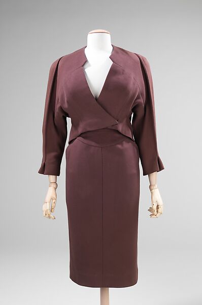 Suit, Charles James (American, born Great Britain, 1906–1978), wool, American 