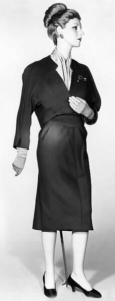 Suit, Charles James (American, born Great Britain, 1906–1978), wool, American