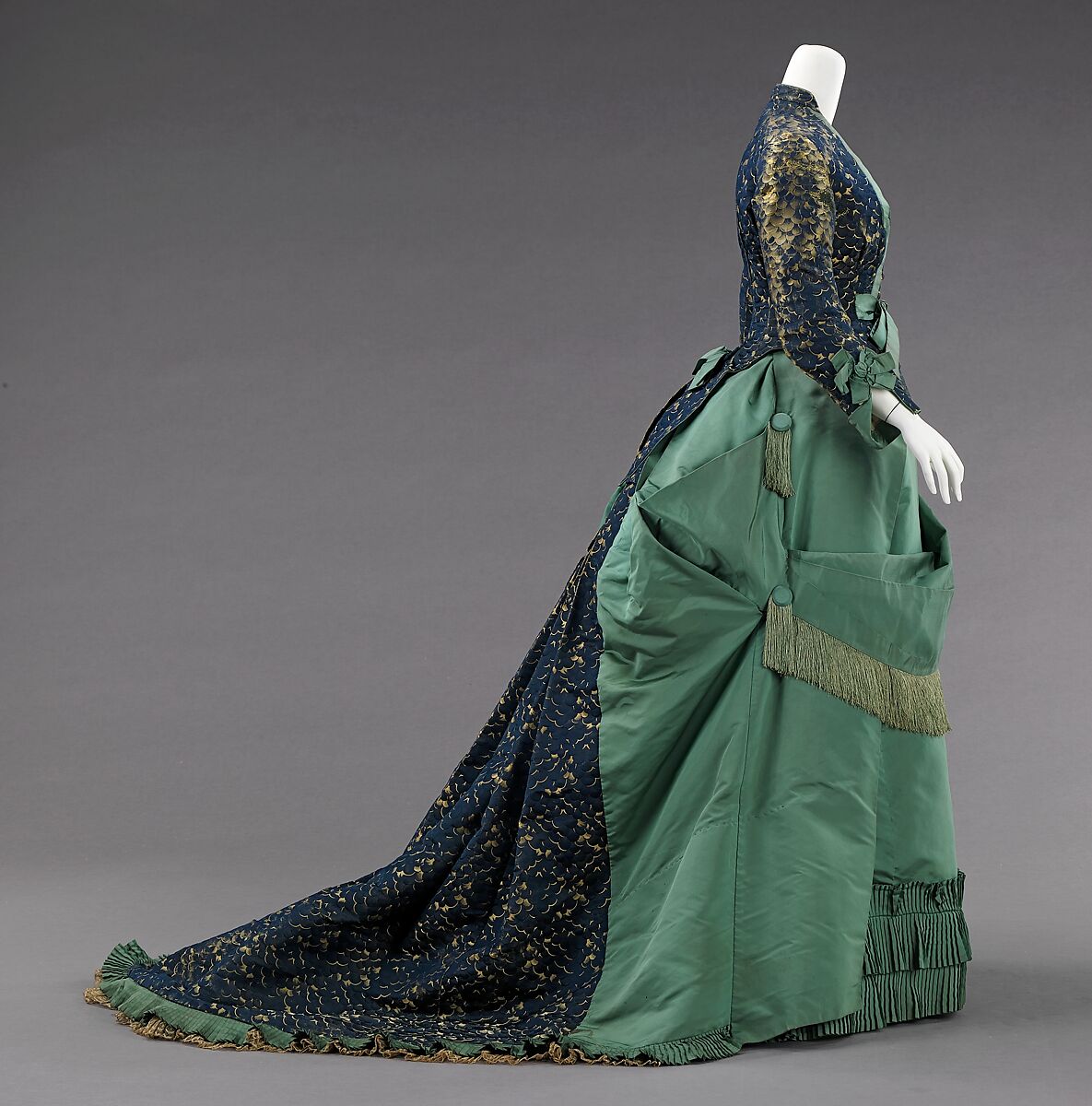 Afternoon dress, House of Worth (French, 1858–1956), silk, French
