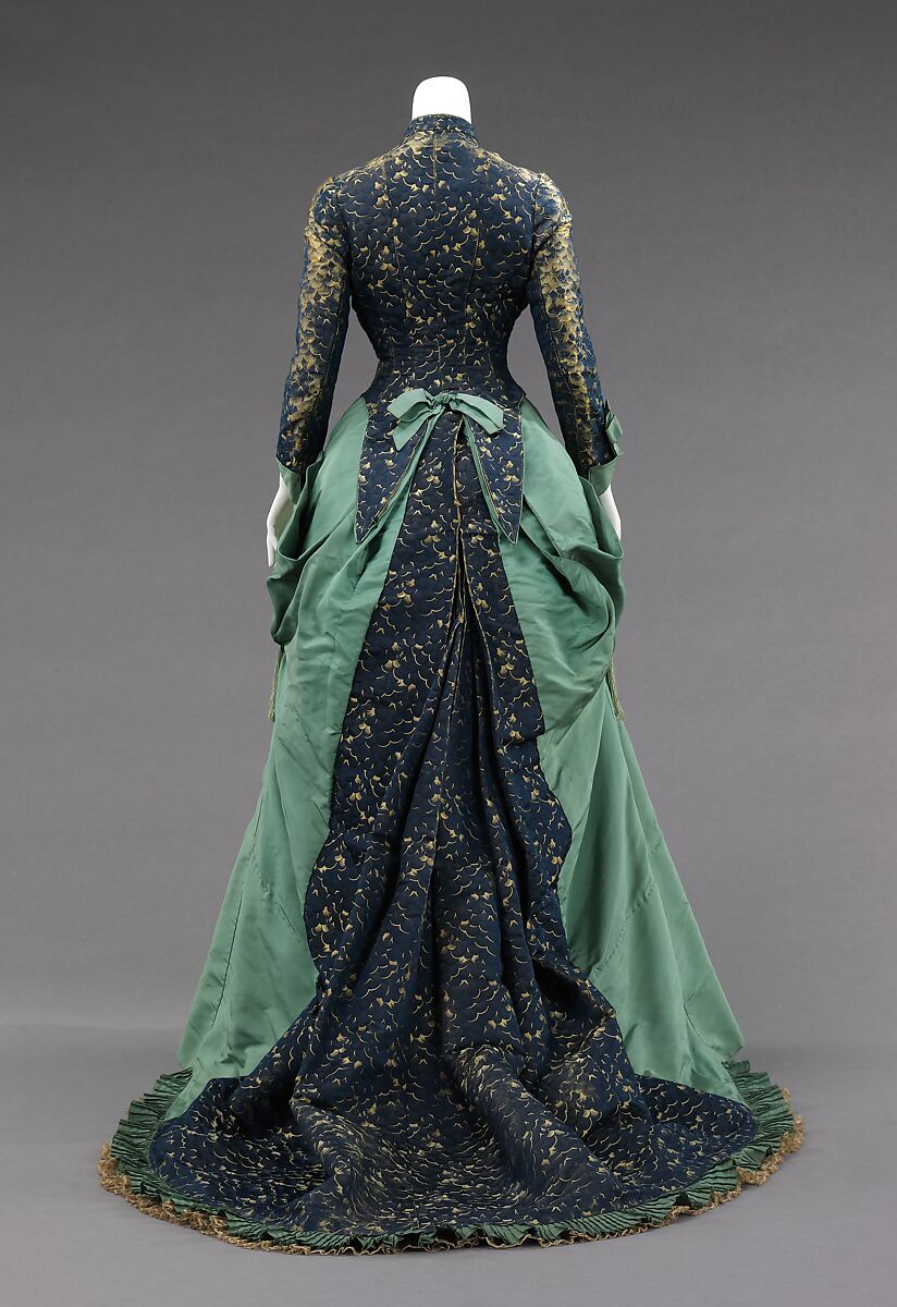 Afternoon dress, House of Worth (French, 1858–1956), silk, French