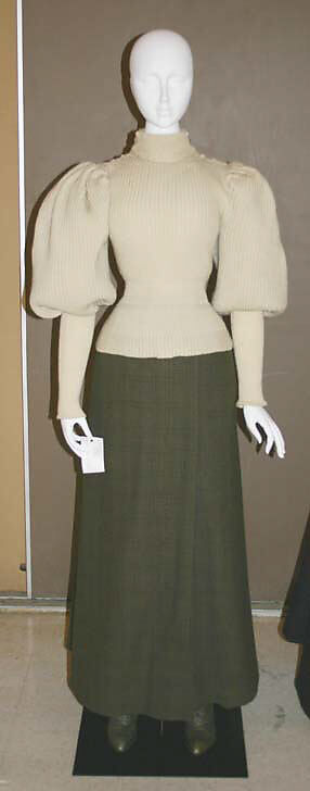 Sweater, wool, probably American