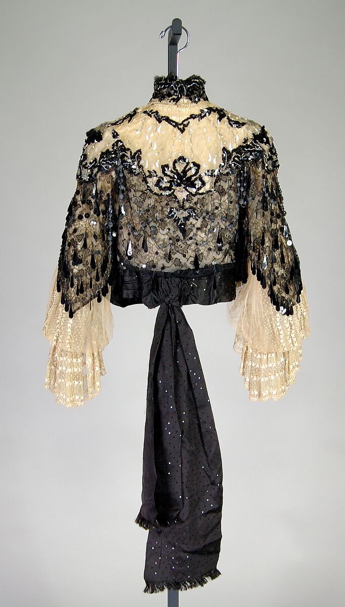 Evening ensemble, silk, American