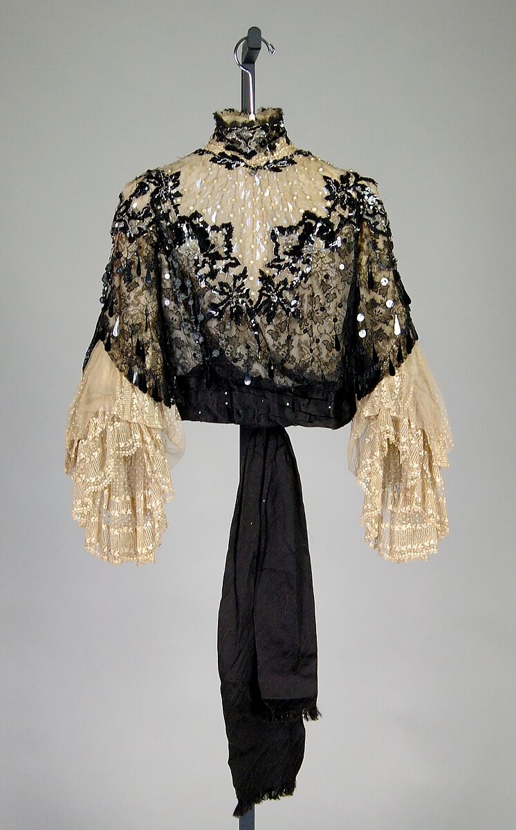 Evening ensemble, silk, American