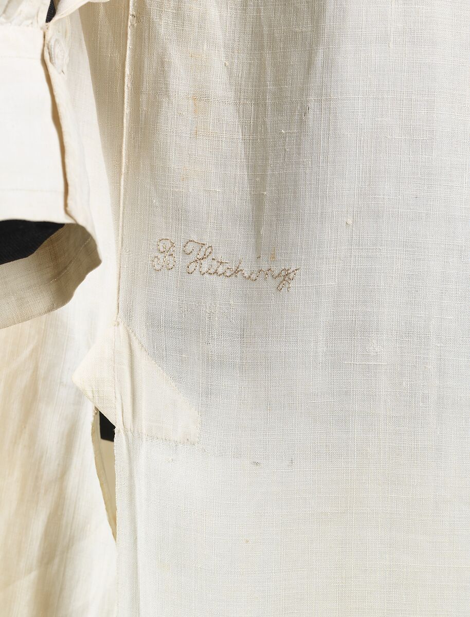 Shirt, Elizabeth Wild Hitchings, linen, American
