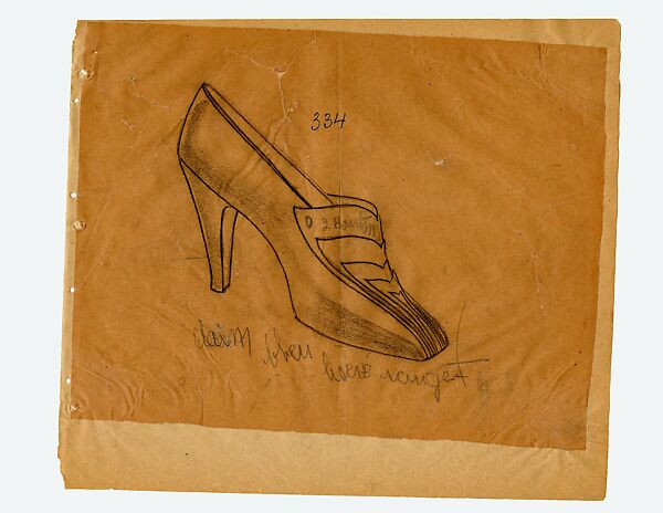 Model No. 334, Steven Arpad (French, 1904–1999), leather, wood, French