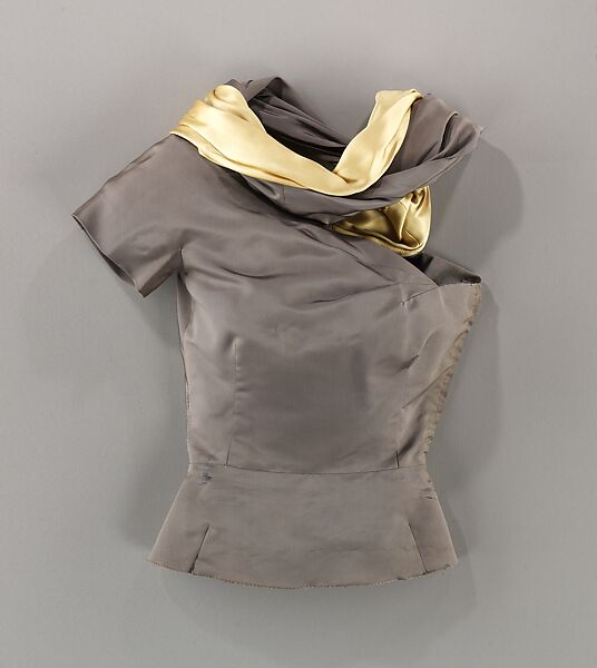 Evening blouse, Charles James (American, born Great Britain, 1906–1978), silk, American