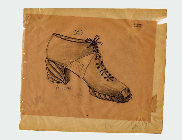 Model No. 323, Steven Arpad (French, 1904–1999), leather, wood, French