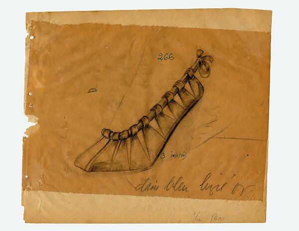 Model No. 266, Steven Arpad (French, 1904–1999), leather, wood, French