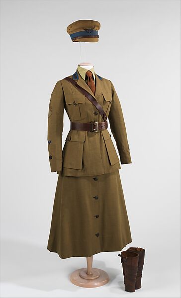Military uniform, Franklin Simon &amp; Co. (American, founded 1902), wool, cotton, leather, American 