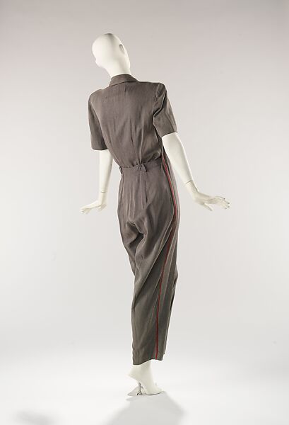 Jumpsuit, Vera Maxwell (American, 1901–1995), wool, American