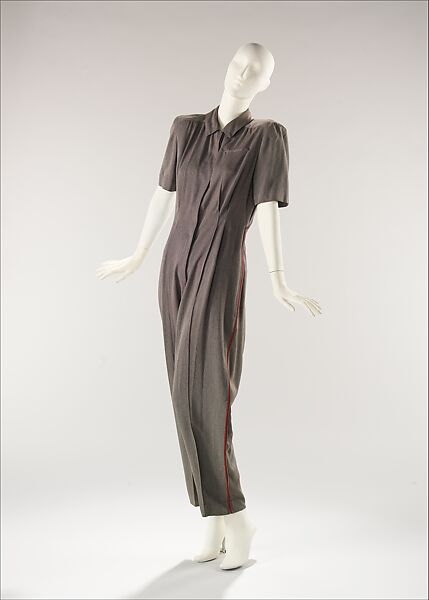 Jumpsuit, Vera Maxwell (American, 1901–1995), wool, American 