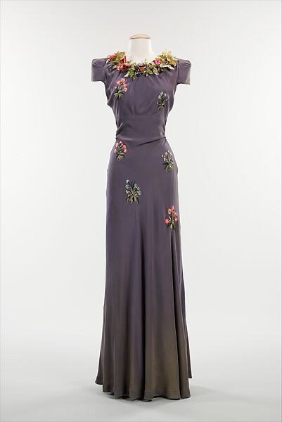 Elsa Schiaparelli Evening dress French The Metropolitan