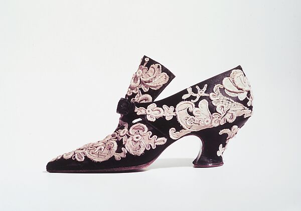 Evening shoes, Pierre Yantorny (Italian, 1874–1936), silk, metal, jet, French