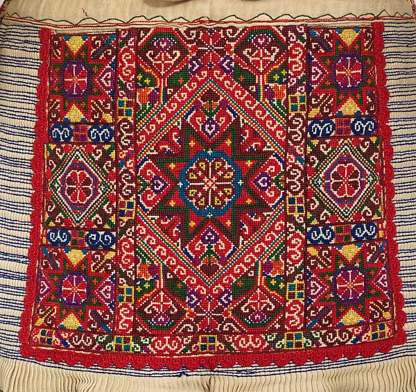 Ensemble, cotton, silk, Croatian