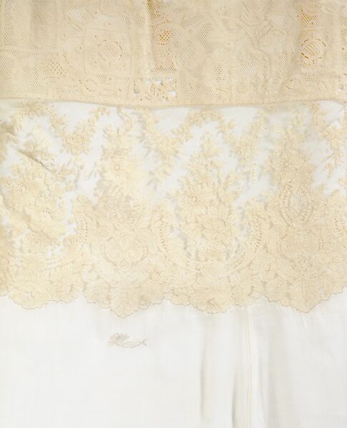 Chemise, cotton, linen, satin, French