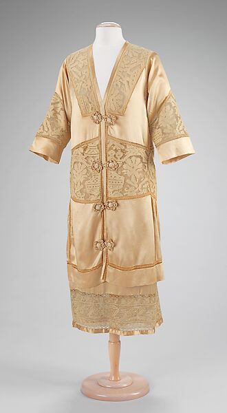Evening suit, Attributed to Callot Soeurs (French, active 1895–1937), silk, linen, French 