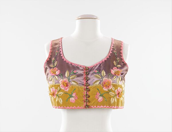 Evening vest, Schiaparelli (French, founded 1927), silk, French 