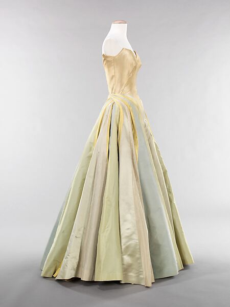 Ribbon, Charles James (American, born Great Britain, 1906–1978), rayon/wool, silk, American
