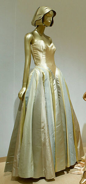 Ribbon, Charles James (American, born Great Britain, 1906–1978), rayon/wool, silk, American