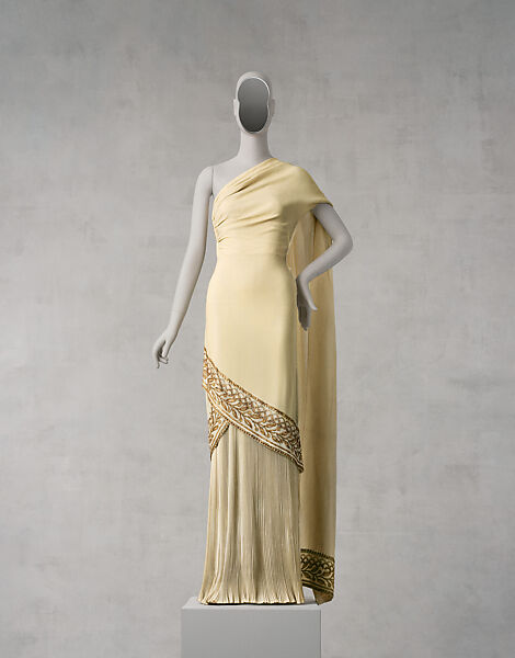 Evening dress, Madame Eta Hentz  American, born Hungary, rayon, beads, American