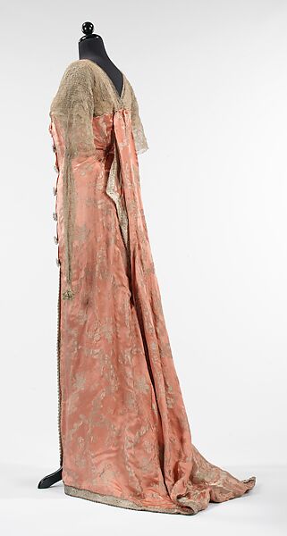 Evening dress, Callot Soeurs (French, active 1895–1937), silk, metal, rhinestones, French