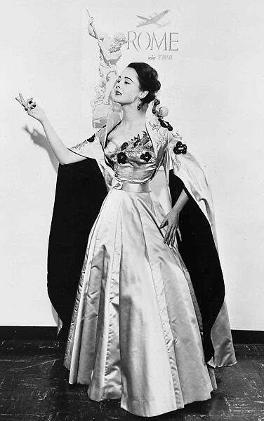 Evening ensemble, Fontana (Italian, founded 1943), silk, Italian