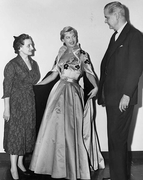 Evening ensemble, Fontana (Italian, founded 1943), silk, Italian