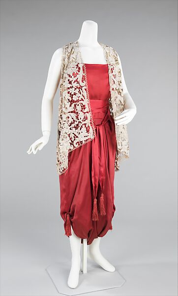 Evening vest, Callot Soeurs (French, active 1895–1937), linen, French 