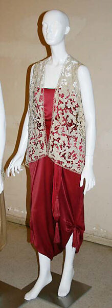 Evening vest, Callot Soeurs (French, active 1895–1937), linen, French