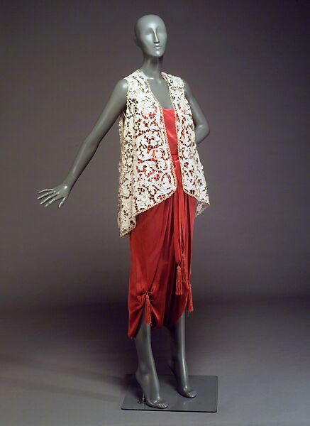 Evening vest, Callot Soeurs (French, active 1895–1937), linen, French