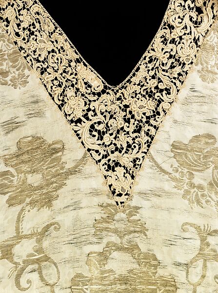 Evening vest, Attributed to Callot Soeurs (French, active 1895–1937), silk, linen, metal, probably French