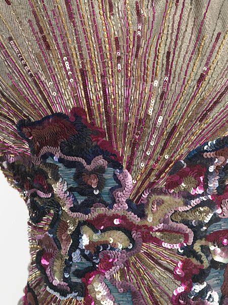 Evening blouse, Schiaparelli (French, founded 1927), silk, metal, French