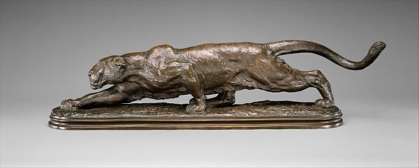 Stalking Panther, Alexander Phimister Proctor (American, Bosanquet, Ontario 1860–1950 Palo Alto, California), Bronze, American