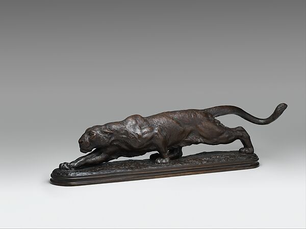 Stalking Panther, Alexander Phimister Proctor (American, Bosanquet, Ontario 1860–1950 Palo Alto, California), Bronze, American