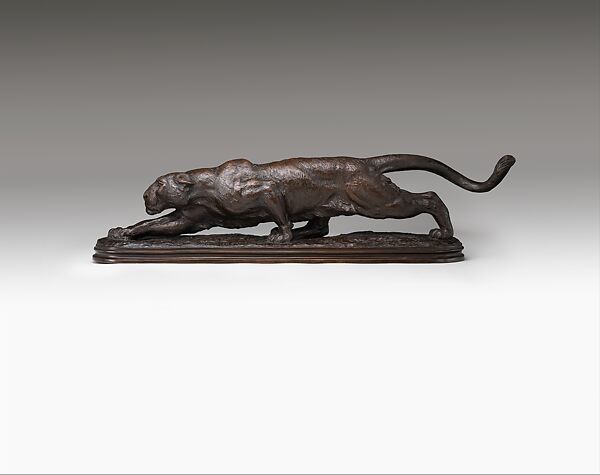 Stalking Panther, Alexander Phimister Proctor (American, Bosanquet, Ontario 1860–1950 Palo Alto, California), Bronze, American 