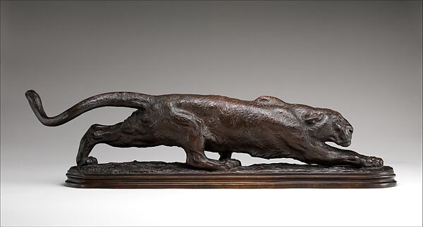 Stalking Panther, Alexander Phimister Proctor (American, Bosanquet, Ontario 1860–1950 Palo Alto, California), Bronze, American