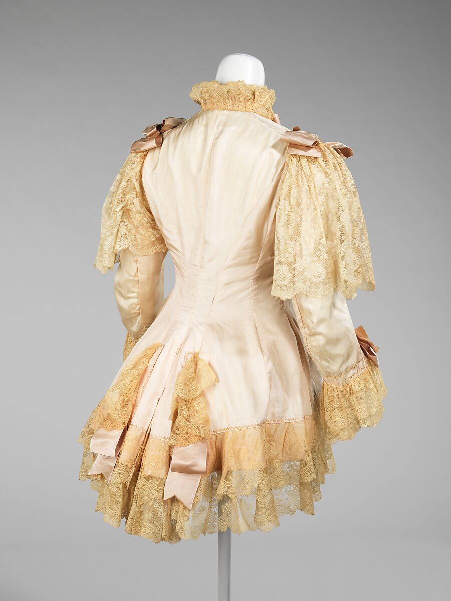 Dressing jacket, silk, cotton, American