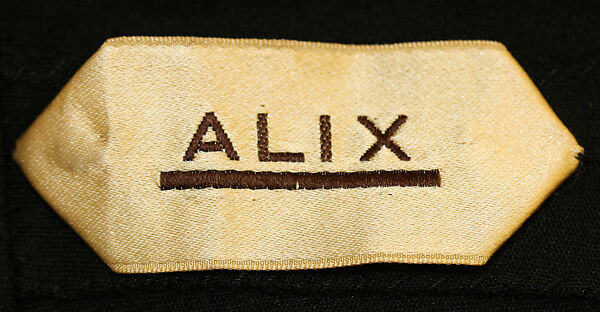 Evening dress, Alix (French, 1934–1942), silk, French