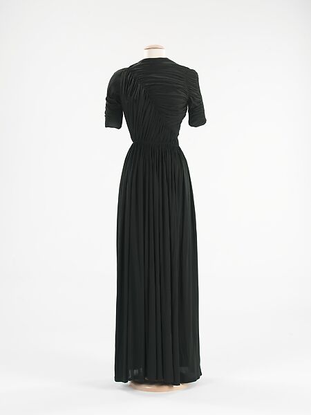 Evening dress, Alix (French, 1934–1942), silk, French 