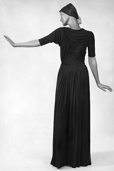 Evening dress, Alix (French, 1934–1942), silk, French