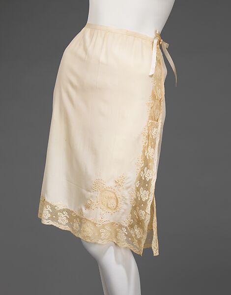 Half slip, silk, French 