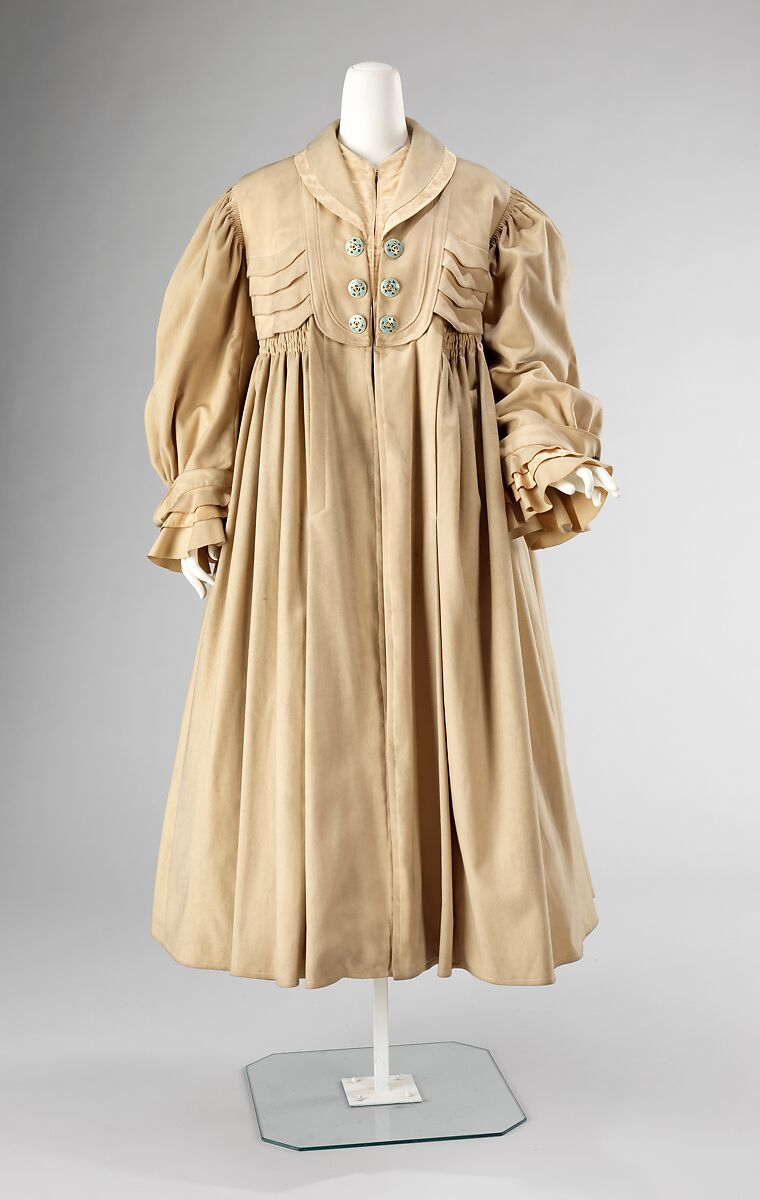 Coat, Frederick Loeser &amp; Company (American, founded 1860), wool, silk, American 