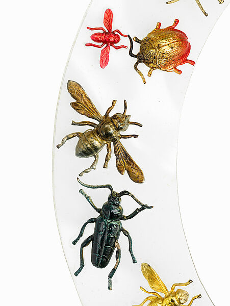 Necklace, Schiaparelli (French, founded 1927), synthetic, metal, French