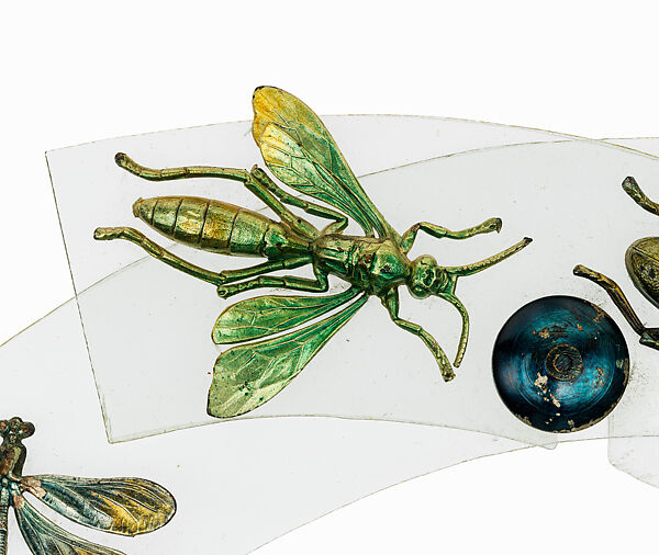 Necklace, Schiaparelli (French, founded 1927), synthetic, metal, French