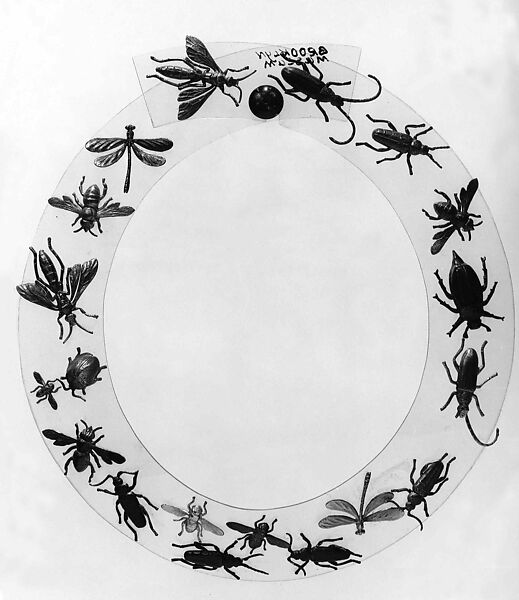 Necklace, Schiaparelli (French, founded 1927), synthetic, metal, French