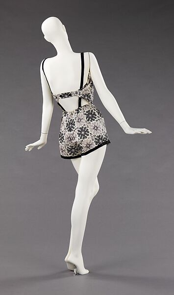 Bathing suit, Carolyn Schnurer (American, born New York, 1908–1998 Palm Beach, Florida), cotton, American