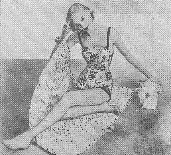 Bathing suit, Carolyn Schnurer (American, born New York, 1908–1998 Palm Beach, Florida), cotton, American