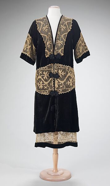Evening suit, Attributed to Callot Soeurs (French, active 1895–1937), silk, cotton, probably French 