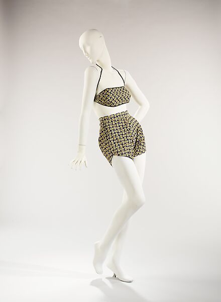 Beachwear, Claire McCardell (American, 1905–1958), cotton, American