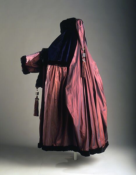 Evening coat, Knox, silk, fur, American